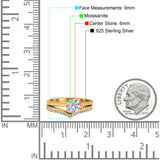 Two Piece Round Natural Stone Chevron Ring