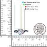 Round Natural Stone Twisted Ring