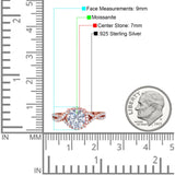 Round Natural Stone Twisted Ring