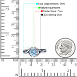 Round Natural Stone Twisted Ring