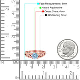 Vintage Style Round Natural Stone Trinity Ring