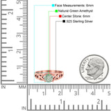 Vintage Style Round Natural Stone Trinity Ring