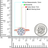 Art Deco Round Natural Stone Halo Ring