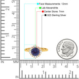 Art Deco Round Natural Stone Halo Ring