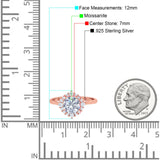 Art Deco Round Natural Stone Halo Ring