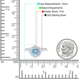 Art Deco Round Natural Stone Halo Ring