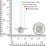 Art Deco Round Natural Stone Halo Ring