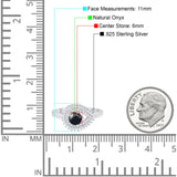 Round Natural Stone Wedding Ring