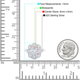 Vintage Style Oval Natural Stone Floral Ring