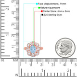 Vintage Style Oval Natural Stone Floral Ring