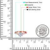 Art Deco Round Natural Stone Wedding Ring