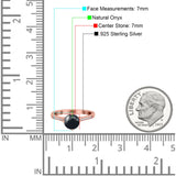 Art Deco Round Natural Stone Wedding Ring