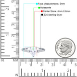 Pear Teardrop Natural Stone Wedding Ring