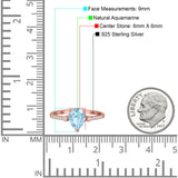 Pear Teardrop Natural Stone Wedding Ring