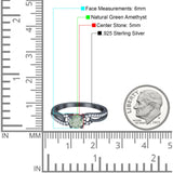 Art Deco Round Natural Stone Curved Ring