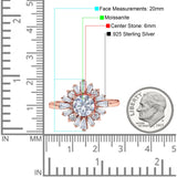 Art Deco Round Natural Stone Cocktail Ring