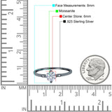 Art Deco Round Natural Stone Wedding Ring