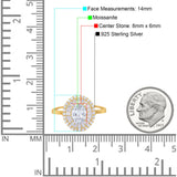 Oval Natural Stone Cocktail Ring