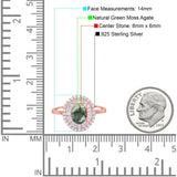 Oval Natural Stone Cocktail Ring