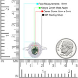 Oval Natural Stone Cocktail Ring