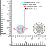 Oval Natural Stone Cocktail Ring