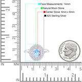 Oval Natural Stone Cocktail Ring