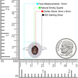 Oval Natural Stone Cocktail Ring