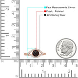 Evil Eye Cluster Black CZ Ring