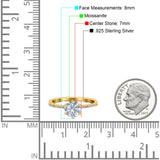 Art Deco Round Natural Stone Ring