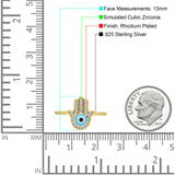 Hamsa & Evil Eye Ring