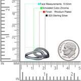 Interlocking CZ Ring
