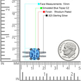 Cushion Cut CZ Ring