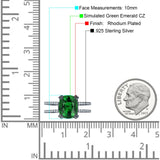 Cushion Cut CZ Ring