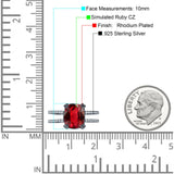 Cushion Cut CZ Ring