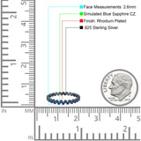 Round CZ Band