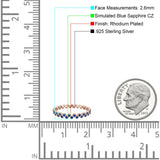 Round CZ Band