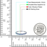 Round CZ Band