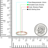 Round CZ Band