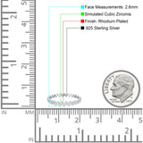 Round CZ Band