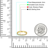 Half Eternity CZ Band