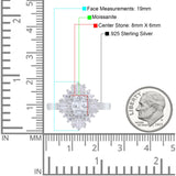 Floral Art Deco Halo Ring