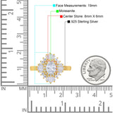 Floral Art Deco Halo Ring