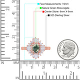 Floral Art Deco Halo Ring