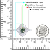 Floral Art Deco Halo Ring