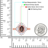 Floral Art Deco Halo Ring