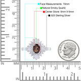 Floral Art Deco Halo Ring