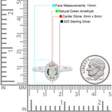 Art Deco Oval Natural Stone Wedding Ring