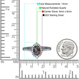 Art Deco Oval Natural Stone Wedding Ring