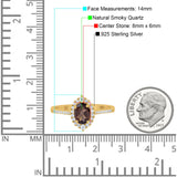 Art Deco Oval Natural Stone Wedding Ring