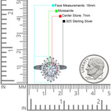 Floral Art Deco Cocktail Ring